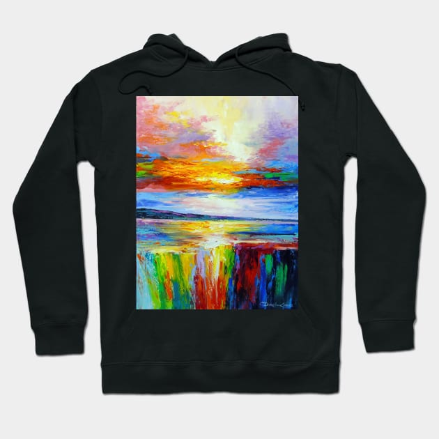 On the edge of a bright abyss Hoodie by OLHADARCHUKART